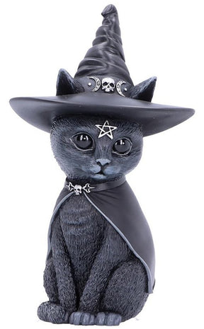 Purrah Witchy Cat Figurine-Nemesis Now-Tragic Beautiful