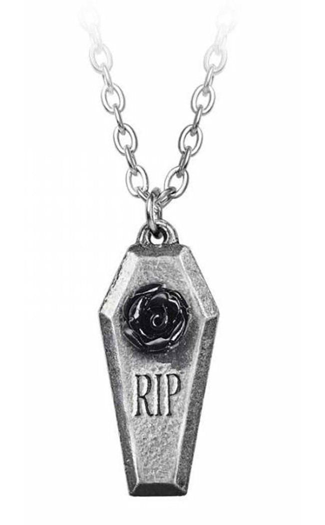 RIP Rose Pendant-Alchemy Gothic-Tragic Beautiful