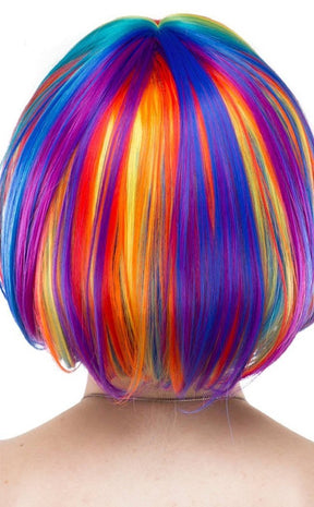 Rainbow Rock Short Bob Wig-Rockstar Wigs-Tragic Beautiful