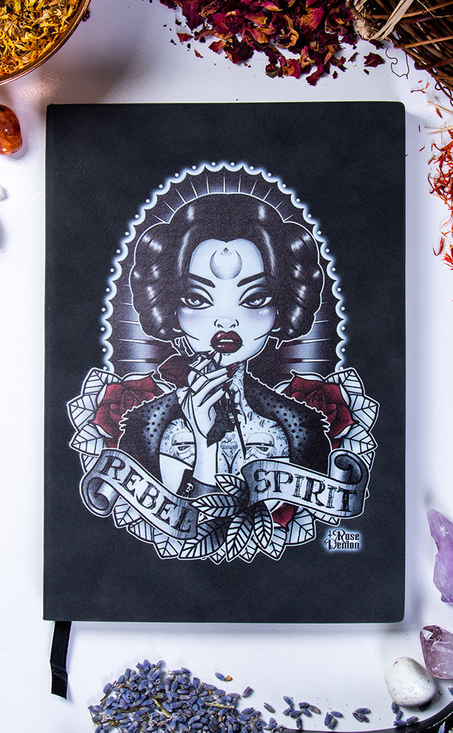 Rebel Spirit Notebook-Rose Demon-Tragic Beautiful