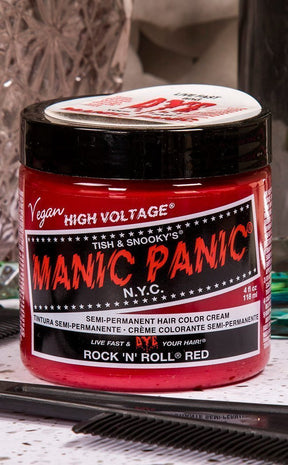 Rock & Roll Red Classic Dye-Manic Panic-Tragic Beautiful