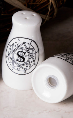 S & P: Salt & Pepper Set-Alchemy Gothic-Tragic Beautiful