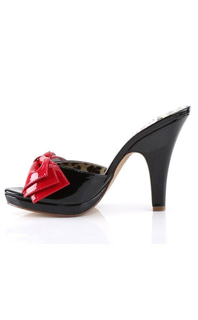 SIREN-06 Blk-Red Pat Heels-Pin Up Couture-Tragic Beautiful