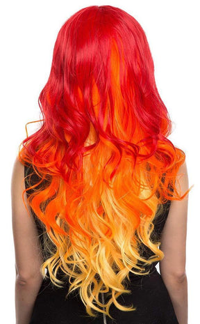 Sachiko Crimson Flame Wig-Rockstar Wigs-Tragic Beautiful