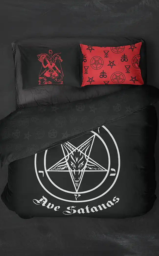 Satanic Red Pillow Slip Set-Wake N Bake-Tragic Beautiful