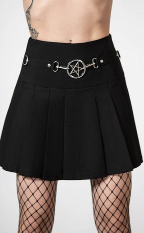 Scary Pleated Skirt-Killstar-Tragic Beautiful
