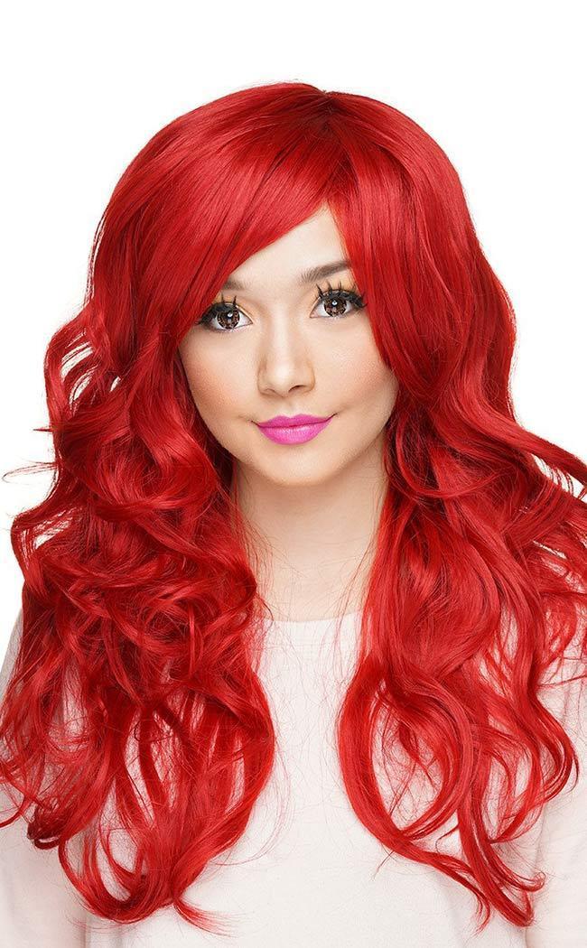Sea Siren Crimson Wig-Rockstar Wigs-Tragic Beautiful