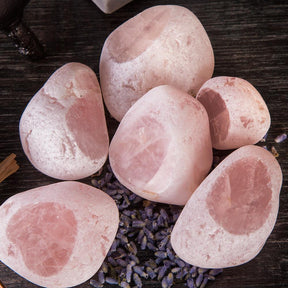 Seer Stone Rose Quartz | Large-Crystals-Tragic Beautiful