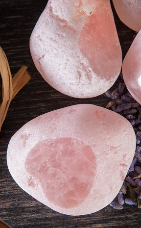 Seer Stone Rose Quartz | Large-Crystals-Tragic Beautiful