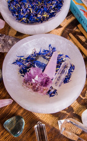 Selenite Charging Bowl 8cm-Crystals-Tragic Beautiful