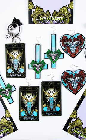 Sell Your Soul Holographic Tarot Keychain-Sellma Soul-Tragic Beautiful