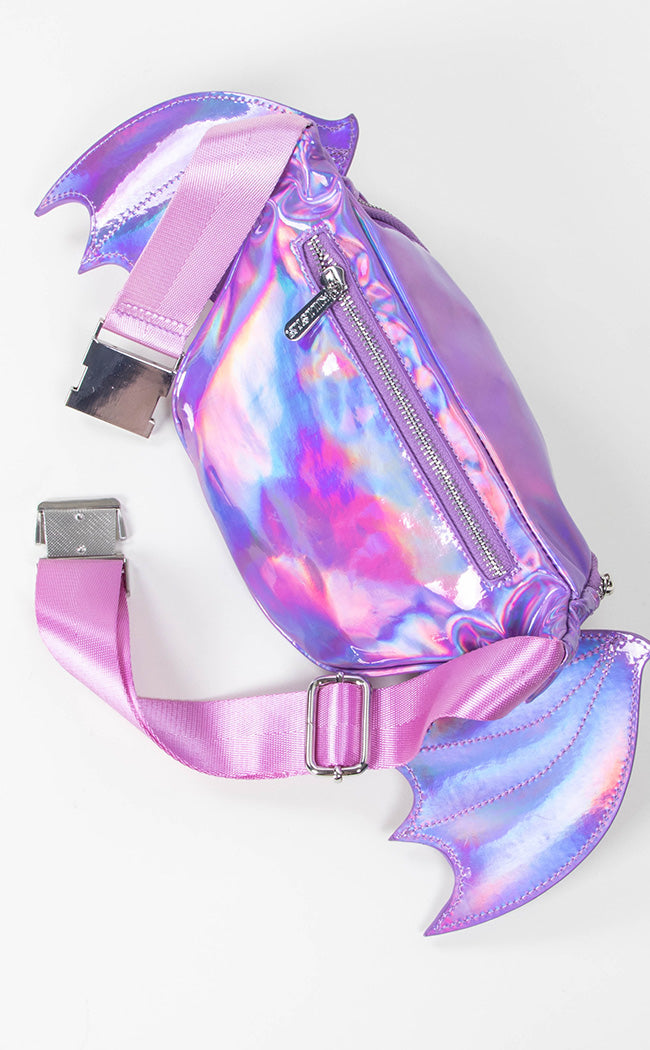 Sickly Sweet Waistbag | Holographic Lilac-Killstar-Tragic Beautiful
