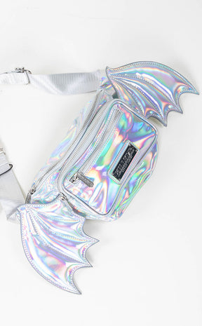 Sickly Sweet Waistbag | Holographic Pink-Killstar-Tragic Beautiful