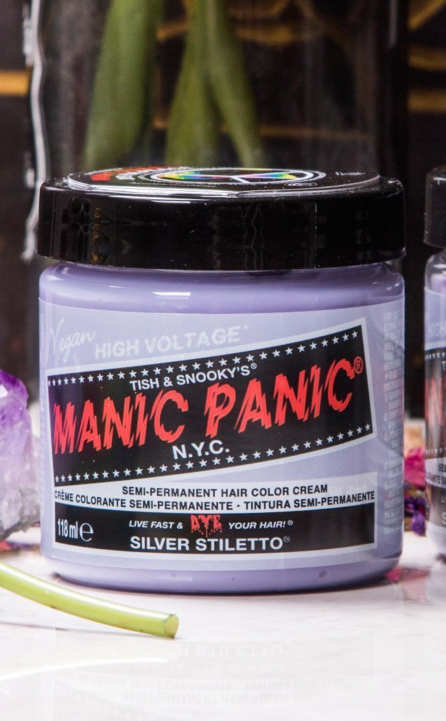 Silver Stiletto Classic Dye-Manic Panic-Tragic Beautiful