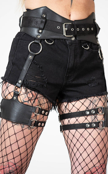 Sky High Leg Harness | Killstar Australia | Goth & Punk  display picture 1