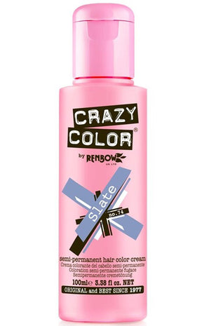 Slate Metallic Hair Colour-Crazy Color-Tragic Beautiful