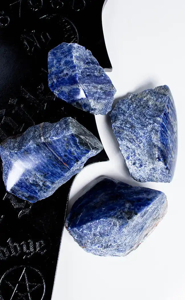 Sodalite Crystal Top Polished Slabs-Crystals-Tragic Beautiful