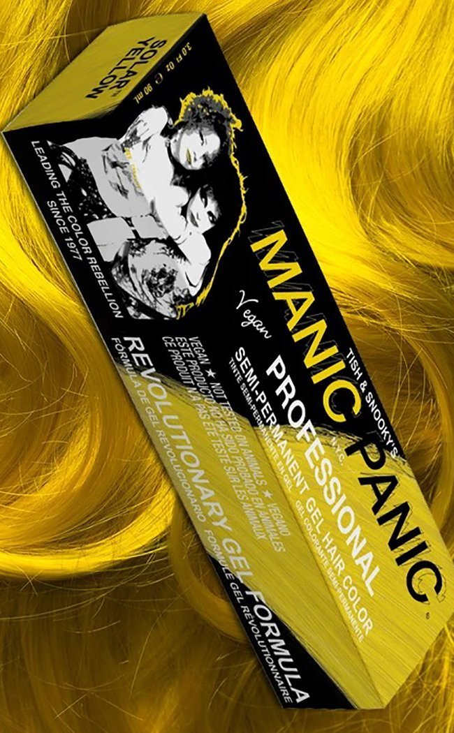 Solar Yellow | Professional Hair Colour-Manic Panic-Tragic Beautiful