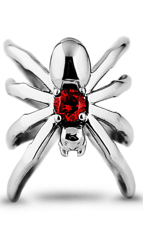 Spiderhug Ring | Mirror Steel-Rogue & Wolf-Tragic Beautiful