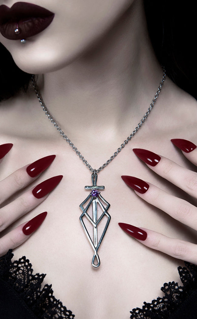 Spidersilk Necklace | Mirror Steel-Rogue & Wolf-Tragic Beautiful