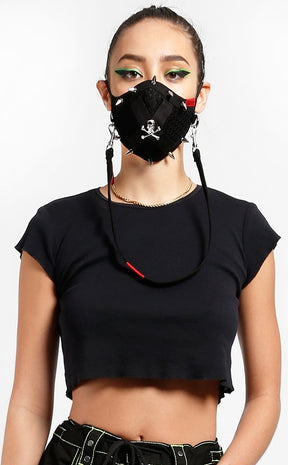 Spiked Skull Face Mask-Tripp NYC-Tragic Beautiful