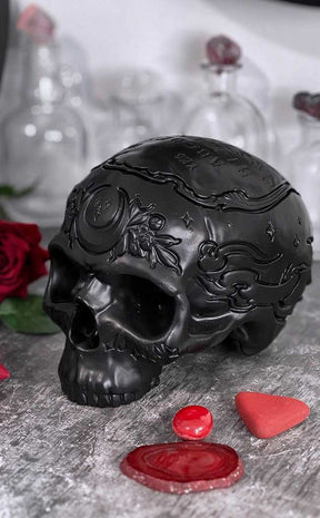 Spirit Board Resin Skull | Black-Killstar-Tragic Beautiful