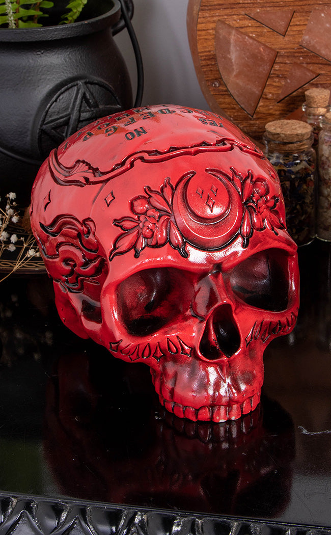 Spirit Board Resin Skull | Blood-Killstar-Tragic Beautiful