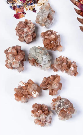 Sputnik Aragonite Clusters-Crystals-Tragic Beautiful