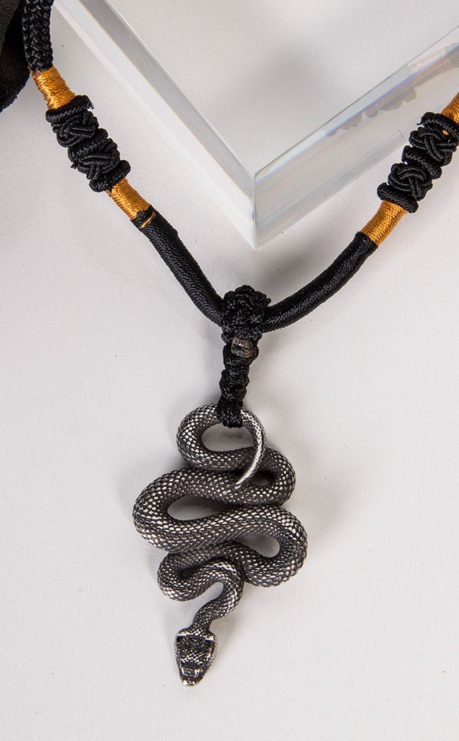 Such a Snake Necklace-Cold Black Heart-Tragic Beautiful