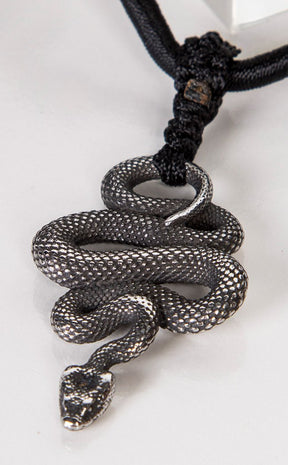 Such a Snake Necklace-Cold Black Heart-Tragic Beautiful