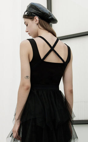 Tainted Love Harness Top-Punk Rave-Tragic Beautiful