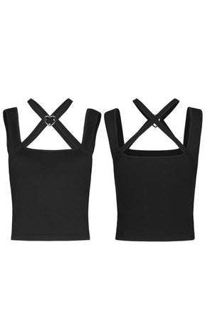 Tainted Love Harness Top-Punk Rave-Tragic Beautiful