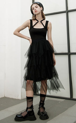 Tainted Love Harness Top-Punk Rave-Tragic Beautiful