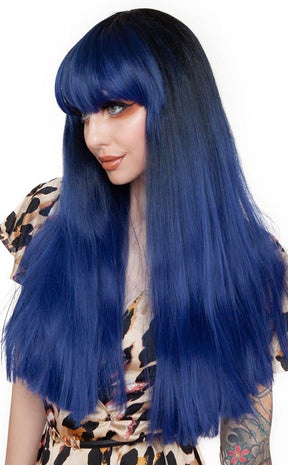 Temptress Cobalt Wig-Rockstar Wigs-Tragic Beautiful