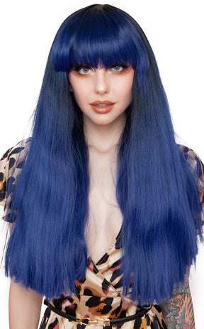 Temptress Cobalt Wig-Rockstar Wigs-Tragic Beautiful