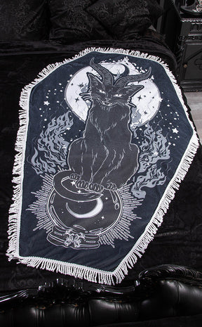 The Alchemist's Cat Coffin Towel-Drop Dead Gorgeous-Tragic Beautiful