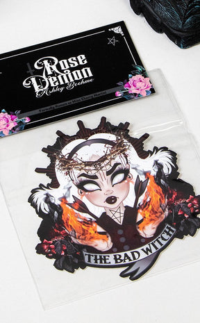 The Bad Witch Sticker-Rose Demon-Tragic Beautiful