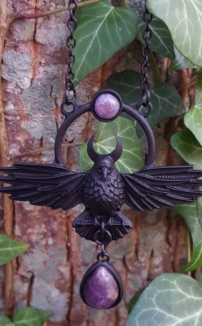 The Crow Pendant Necklace-Restyle-Tragic Beautiful