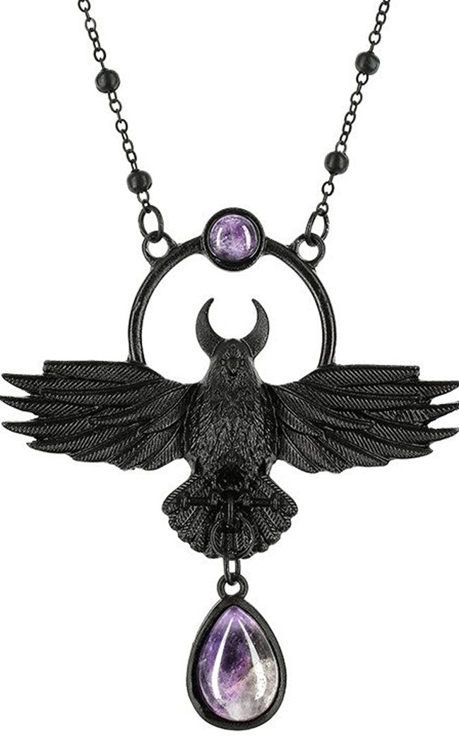 The Crow Pendant Necklace-Restyle-Tragic Beautiful