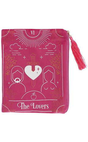 The Lovers Tarot Card Zippered Bag-Homewares-Tragic Beautiful