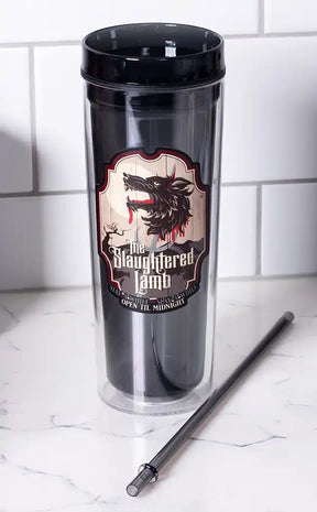 The Slaughtered Lamb Cold Brew Tumbler-Drop Dead Gorgeous-Tragic Beautiful