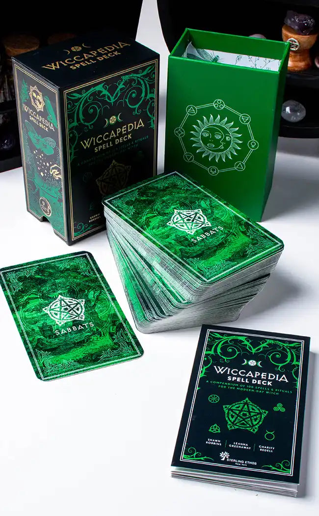 The Wiccapedia Spell Deck-Occult Books-Tragic Beautiful