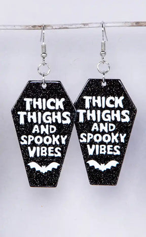 Thick Thighs & Spooky Vibes Earrings-Gothic Jewellery-Tragic Beautiful