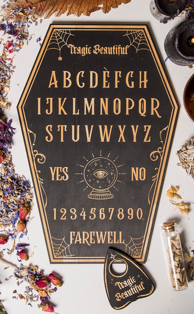 Tragic Beautiful Coffin Spirit Board & Planchette Set-Yiska-Tragic Beautiful