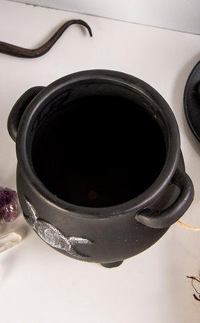 Triple Moon Cauldron Plant Pot-Homewares-Tragic Beautiful