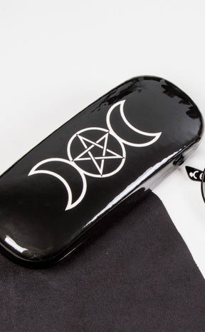 Triple Moon Glasses Case-Gothic Gifts-Tragic Beautiful
