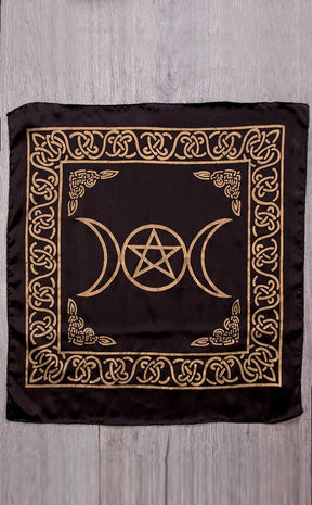 Triple Moon Satin Altar Cloth-TB-Tragic Beautiful