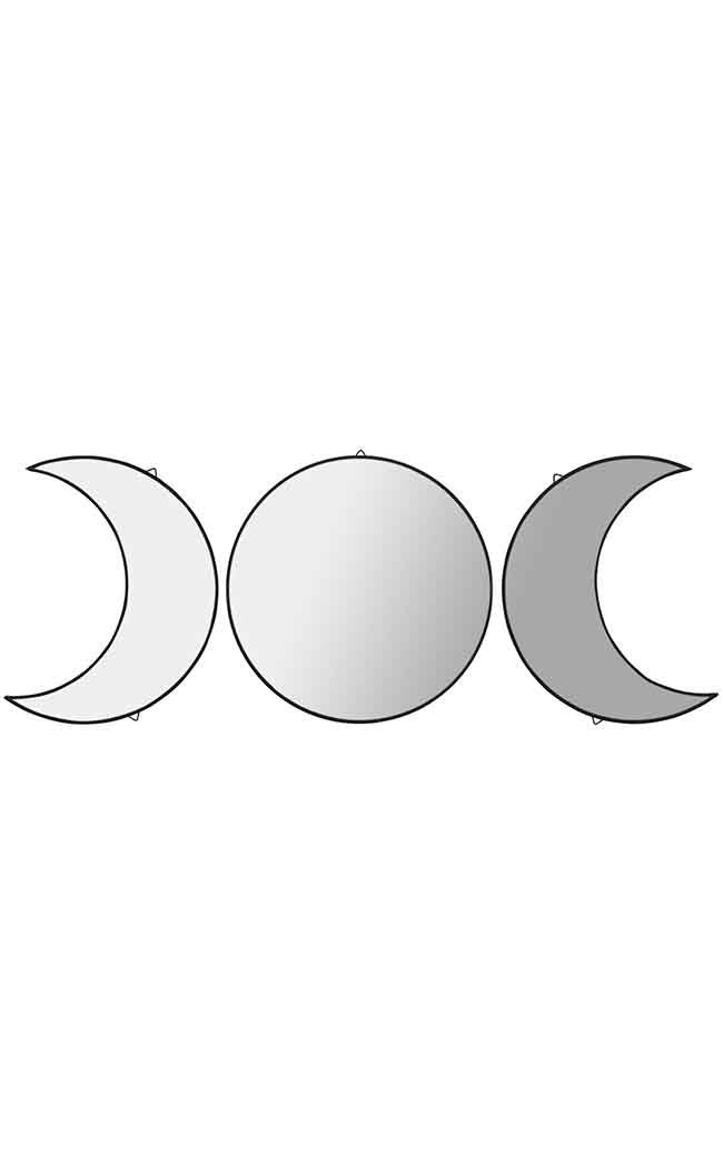Triple Moon Wall Mirror-Homewares-Tragic Beautiful