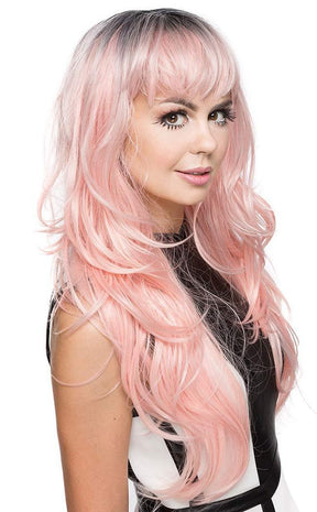 Uptown Girl Pink Wig-Rockstar Wigs-Tragic Beautiful