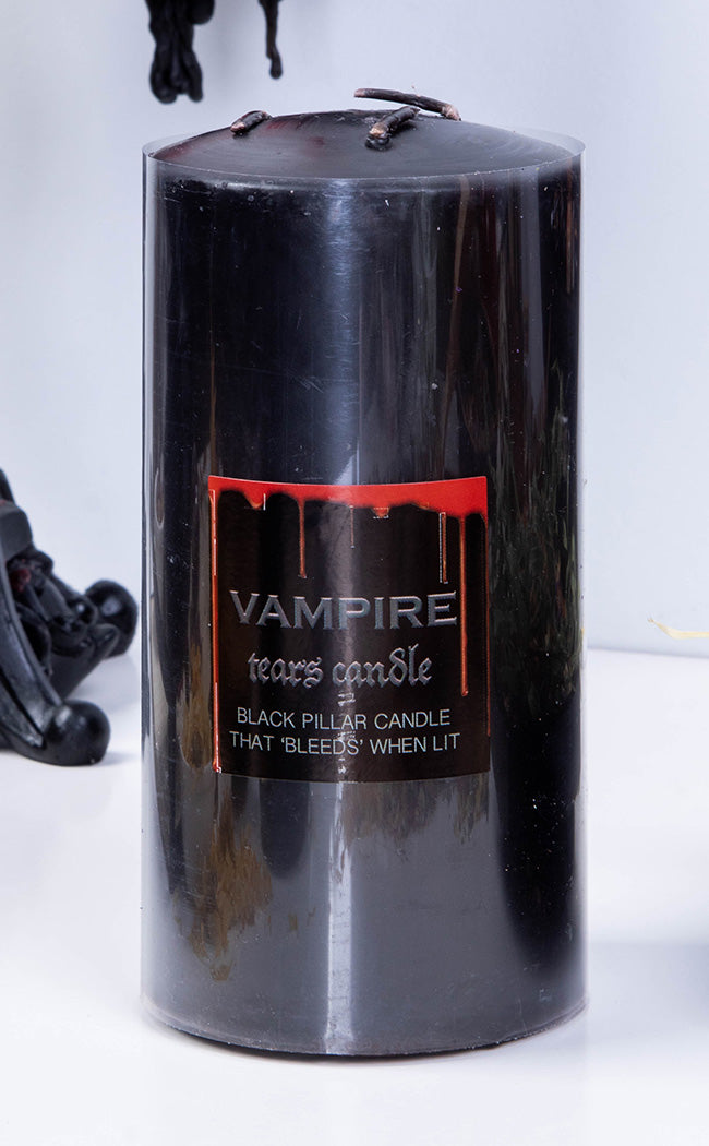 Vampire Pillar Candle | Large-Gothic Gifts-Tragic Beautiful